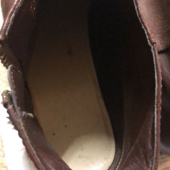 Cole Haan brown side zip low heel bootie - Picture 4 of 7